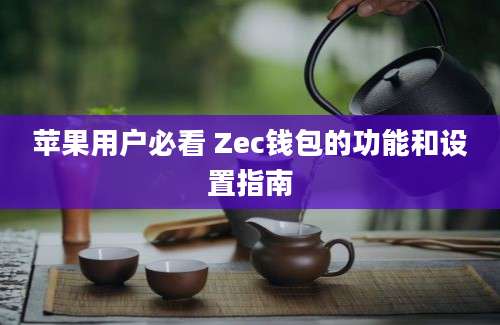 苹果用户必看 Zec钱包的功能和设置指南