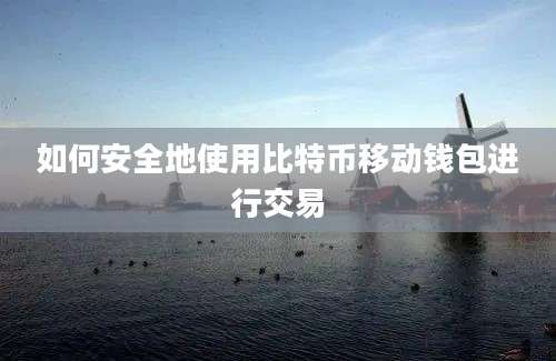 如何安全地使用比特币移动钱包进行交易