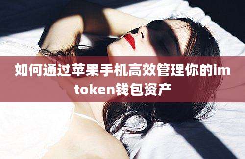 如何通过苹果手机高效管理你的imtoken钱包资产