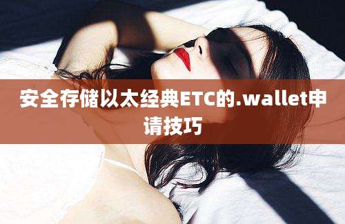 安全存储以太经典ETC的.wallet申请技巧