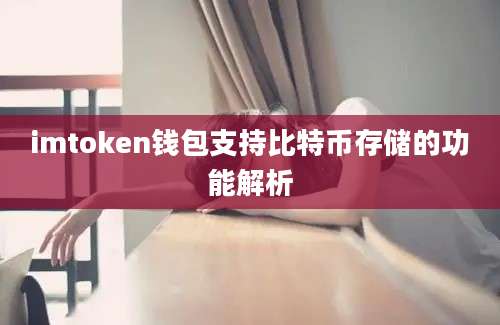 imtoken钱包支持比特币存储的功能解析