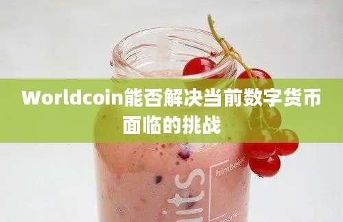 Worldcoin能否解决当前数字货币面临的挑战