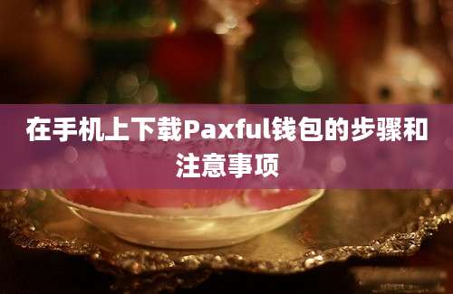 在手机上下载Paxful钱包的步骤和注意事项