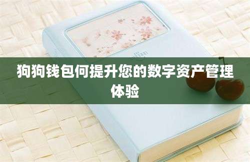 狗狗钱包何提升您的数字资产管理体验