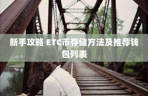 新手攻略 ETC币存储方法及推荐钱包列表