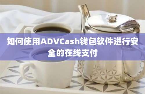 如何使用ADVCash钱包软件进行安全的在线支付