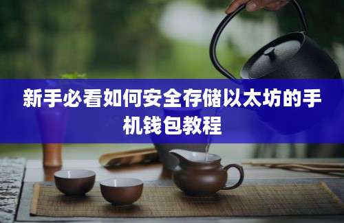 新手必看如何安全存储以太坊的手机钱包教程