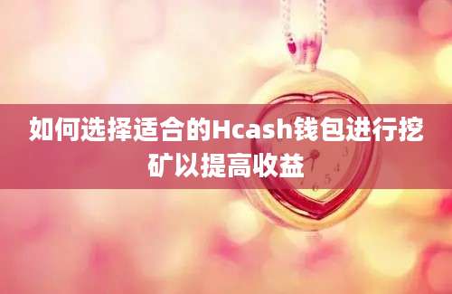 如何选择适合的Hcash钱包进行挖矿以提高收益