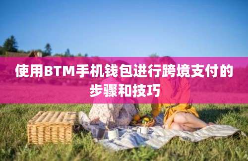 使用BTM手机钱包进行跨境支付的步骤和技巧