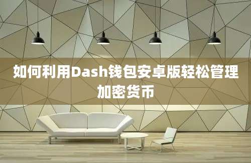 如何利用Dash钱包安卓版轻松管理加密货币