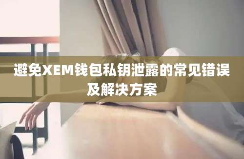 避免XEM钱包私钥泄露的常见错误及解决方案