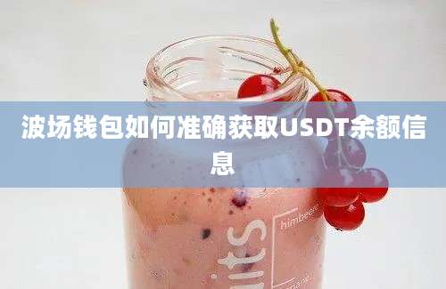 波场钱包如何准确获取USDT余额信息