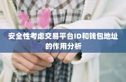 安全性考虑交易平台ID和钱包地址的作用分析