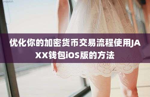 优化你的加密货币交易流程使用JAXX钱包iOS版的方法